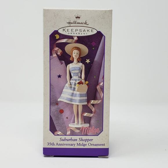 1998 Hallmark Suburban Shopper Spring Handcrafted Keepsake Easter Ornament - Picture 1 of 8